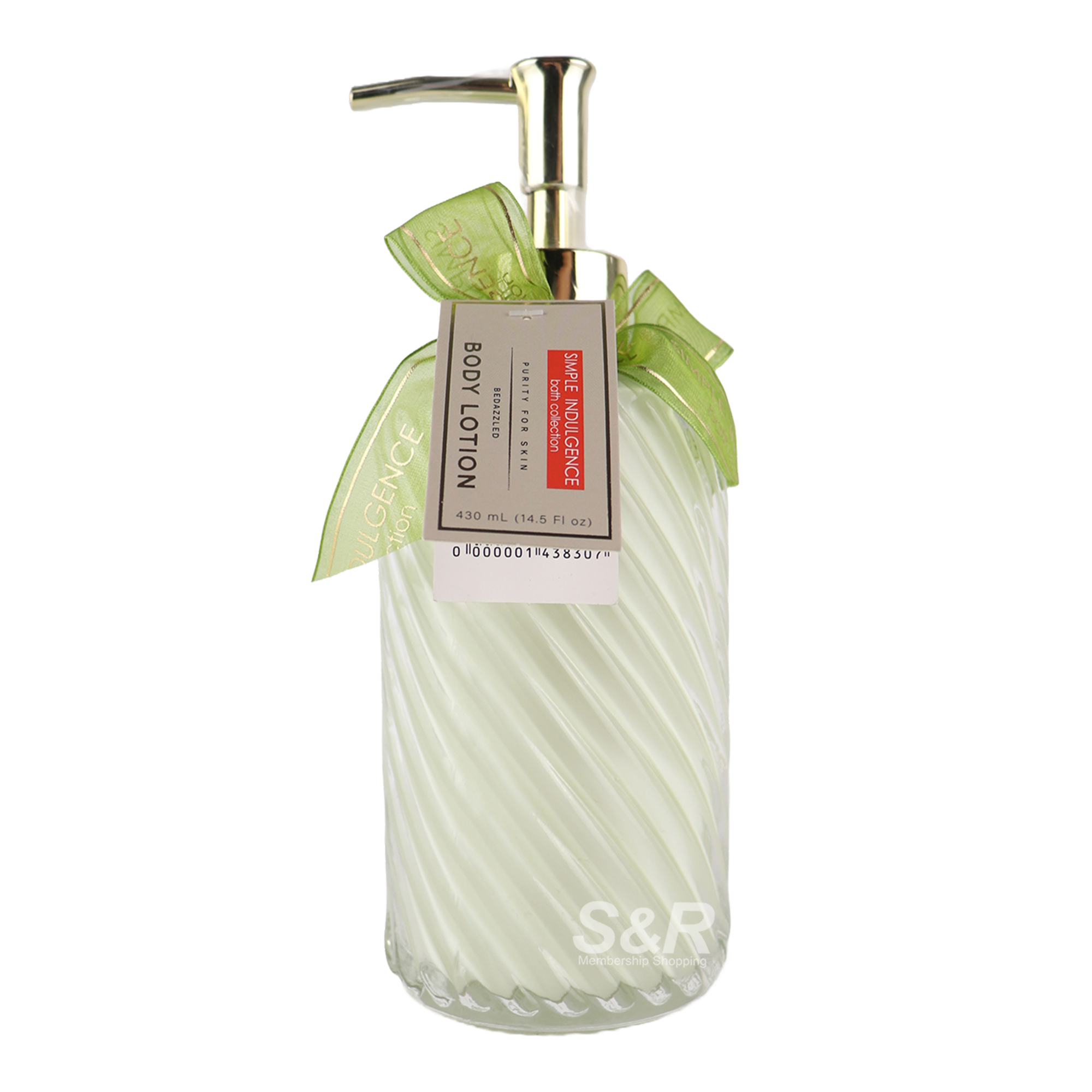 Simple Indulgence Bath Collection Glass Bottle Body Lotion 430mL Simple Indulgence Bath Collection Glass Bottle Body Lotion 430mL